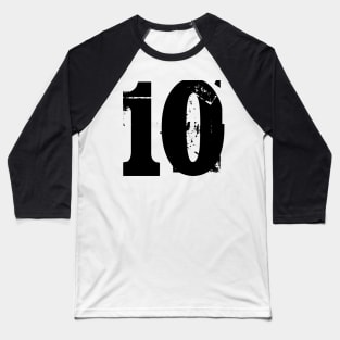 10 number Baseball T-Shirt